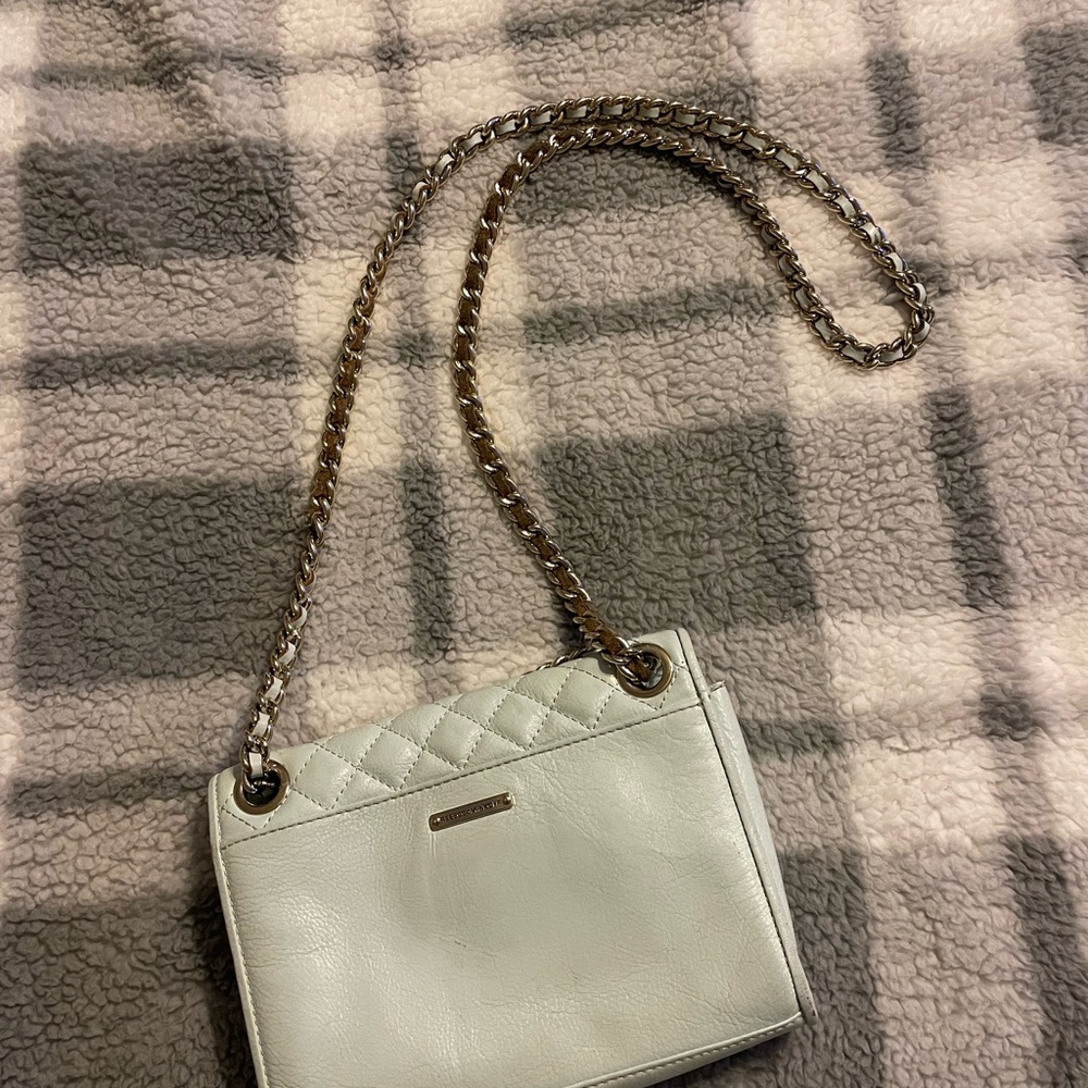 Rebecca minkoff light blue crossbody